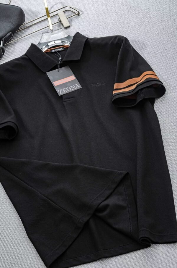 Zegna-Business Casual Polo Shirt-2597 - Image 4