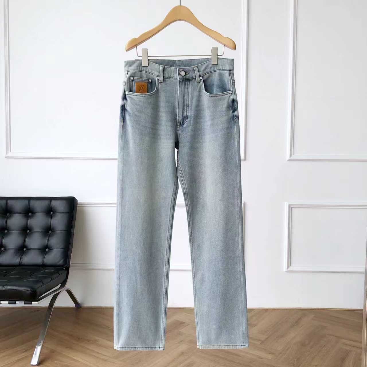 L-Classic Vintage Straight-Leg Men's Jeans-2599