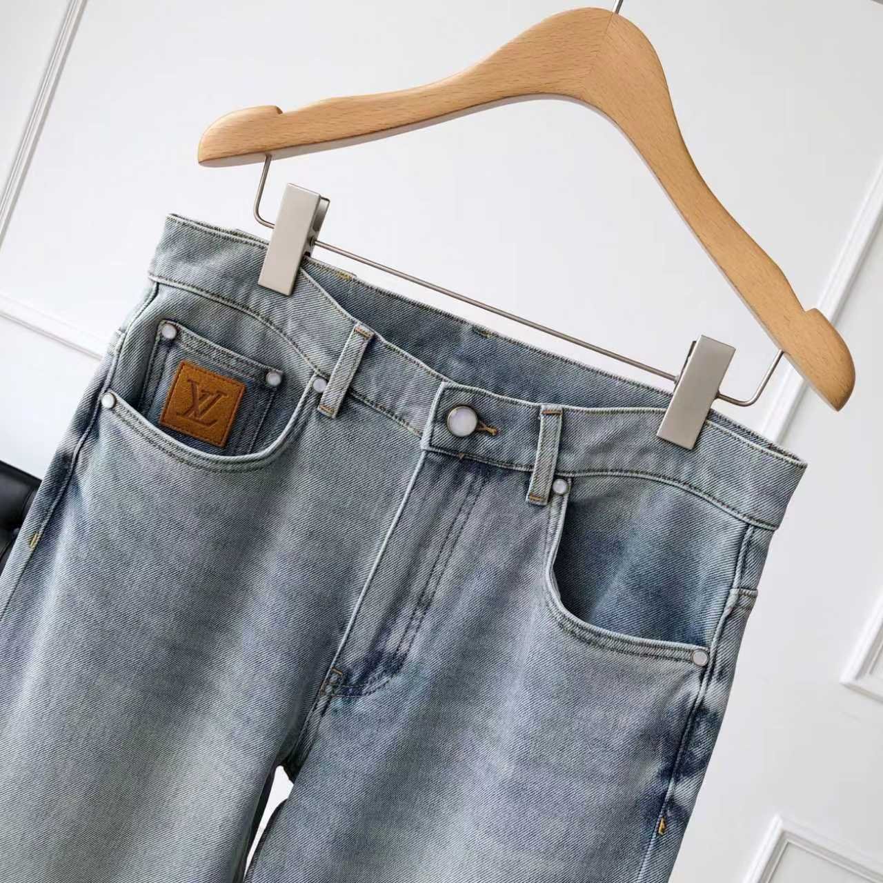 L-Classic Vintage Straight-Leg Men's Jeans-2599 - Image 3