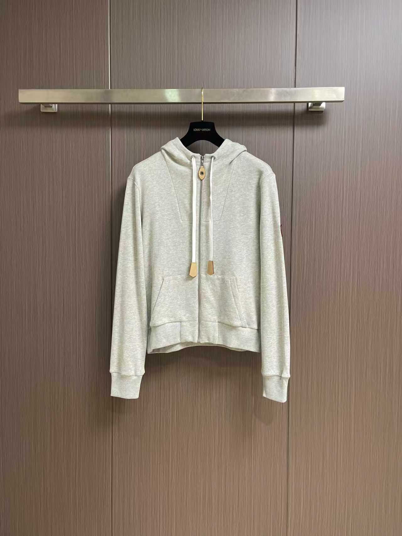 L-Classic Hooded Zip-Up Sweatshirt-2605