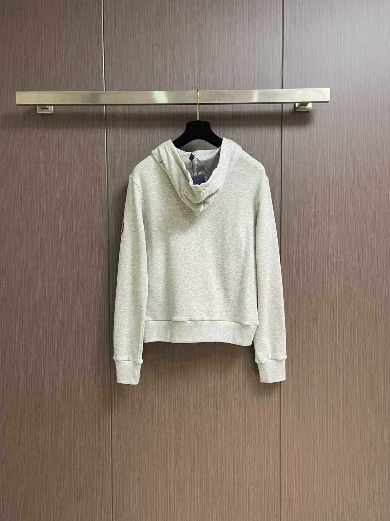 L-Classic Hooded Zip-Up Sweatshirt-2605 - Image 2