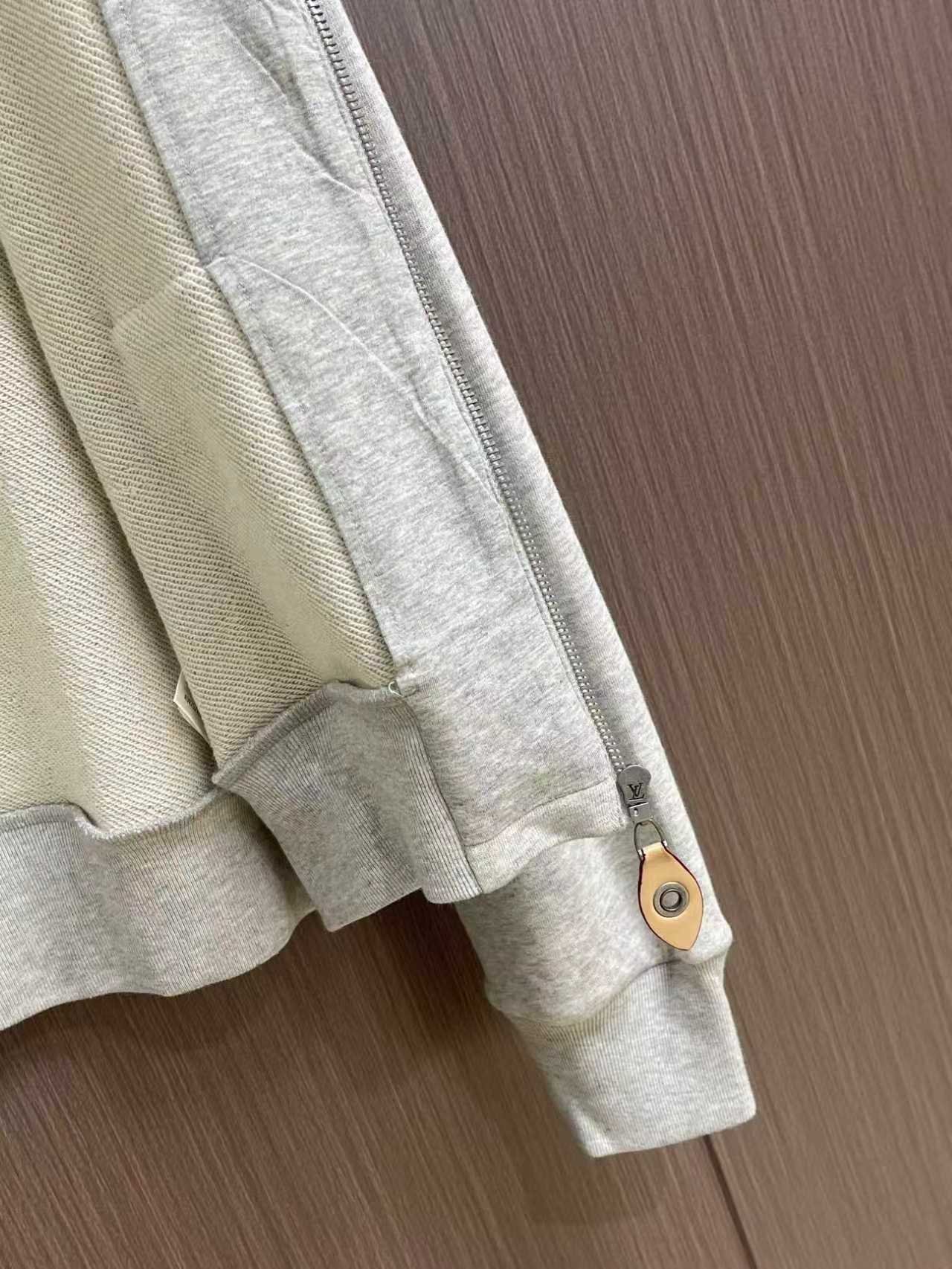 L-Classic Hooded Zip-Up Sweatshirt-2605 - Image 3