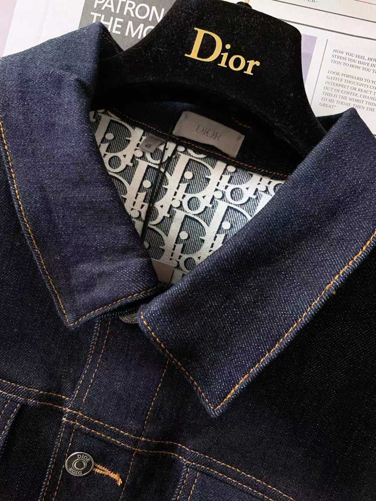 D-Heavy-Duty Printed Denim Jacket-2609 - Image 3