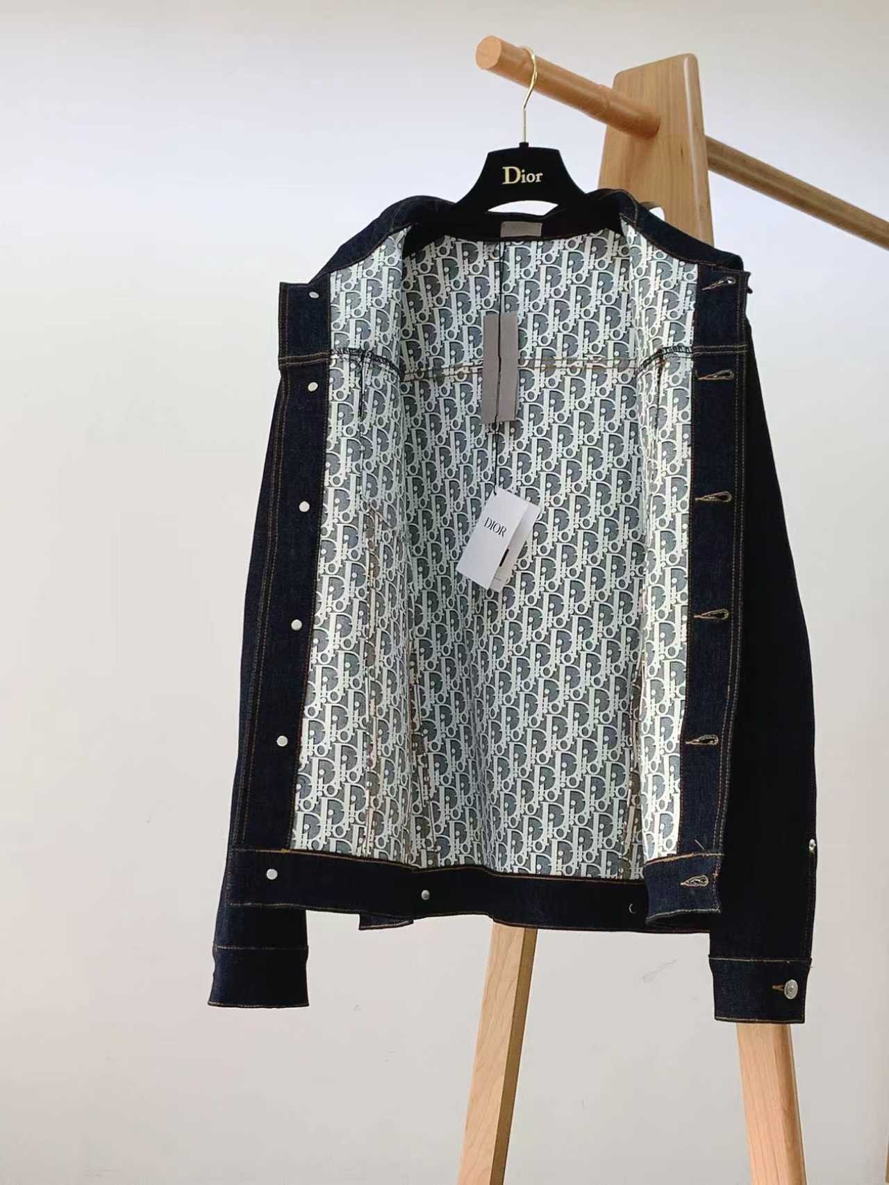 D-Heavy-Duty Printed Denim Jacket-2609 - Image 5