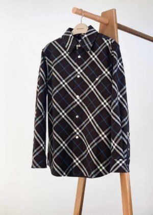 BB-High-Quality Classic Plaid Shirt-2634