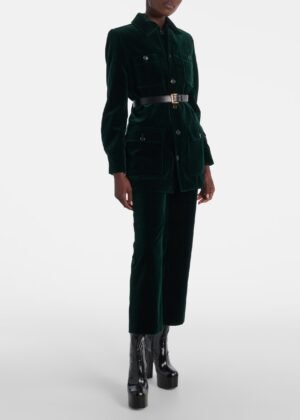 A-Classic Workwear Velvet Jacket-YSL-2663