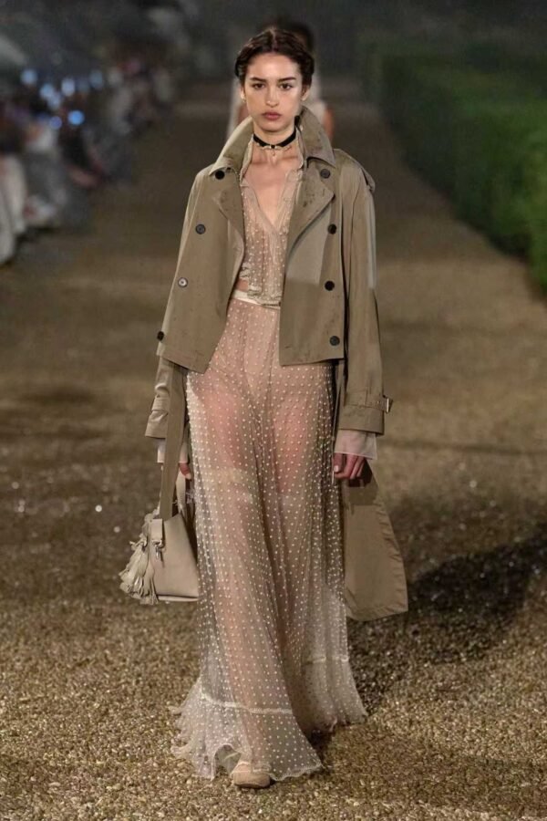 D-Latest Runway Trench Coat-2664