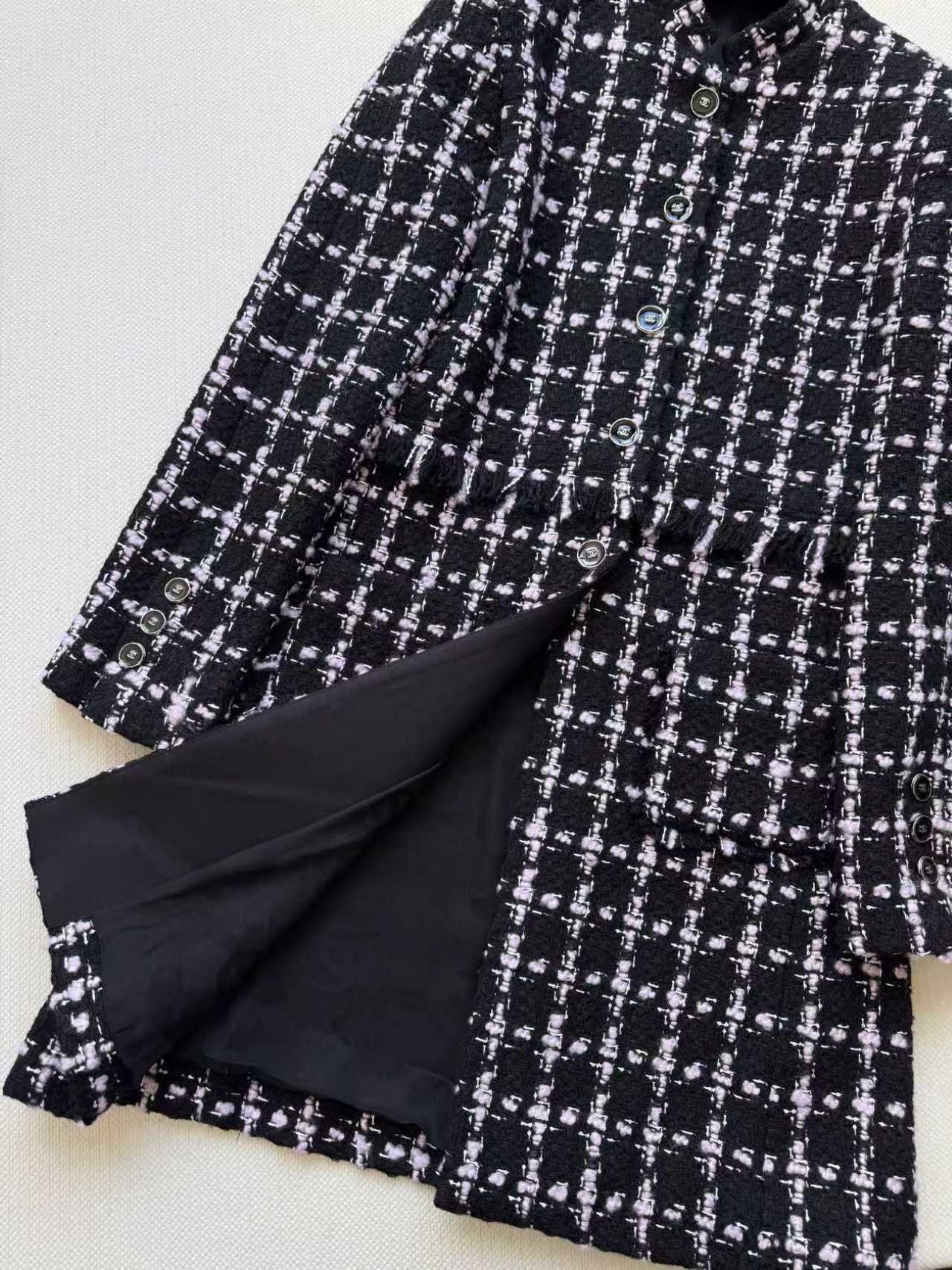 C-High-Quality Chanel-Style Mid-Length Jacket-2675 - Image 4