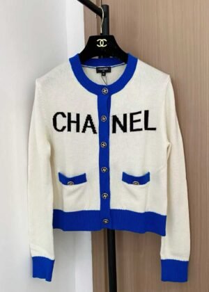 C-High-Quality Chanel-Style Knit Cardigan-2676