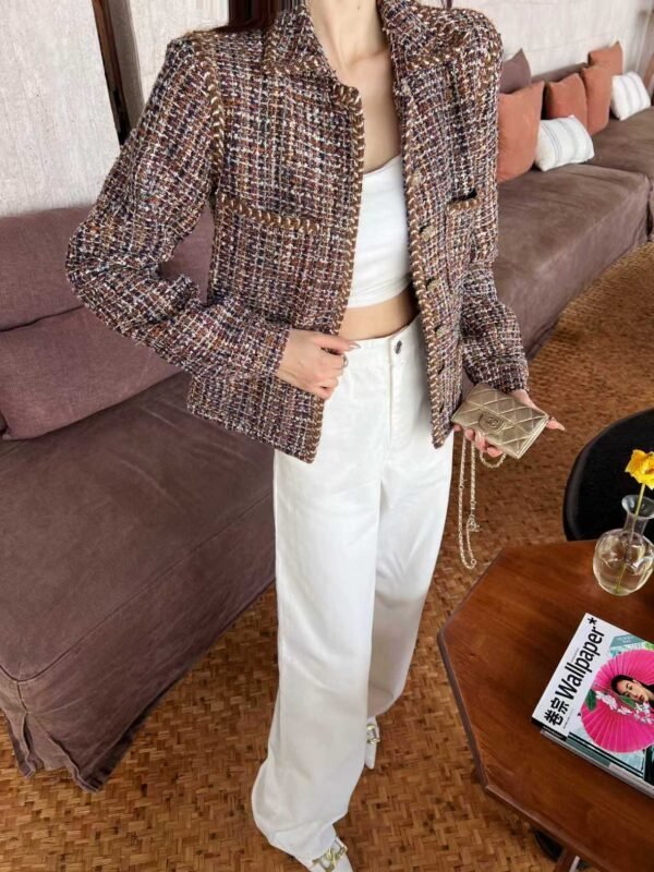 A-Classic Top-Tier Chanel-Style Jacket-2684