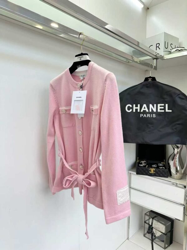 C-Latest Chanel-Style Knit Cardigan-2691 - Image 3