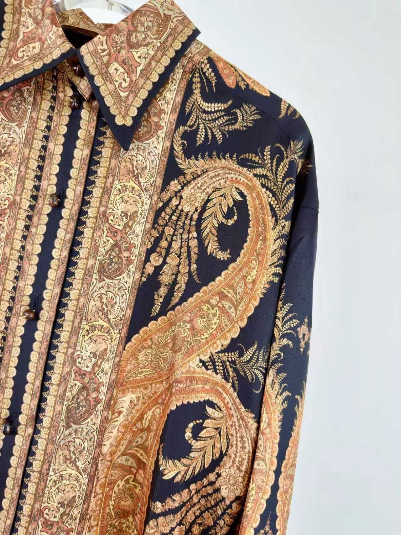 A-New Arrival 100% Silk Shirt-Z-2696 - Image 4