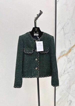 A-Classic Trimmed Design Chanel-Style Jacket-2709