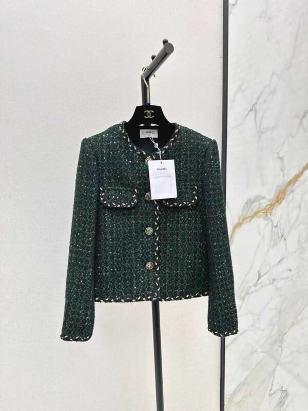 A-Classic Trimmed Design Chanel-Style Jacket-2709