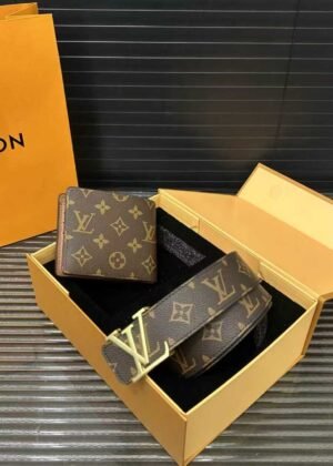 A-Two-Piece Belt + Wallet Set-1445