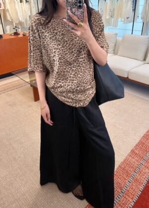 A-Leopard-print T-shirt-2725