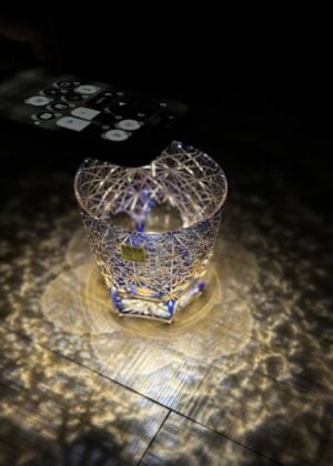 Hand-cut crystal glass cups-5021